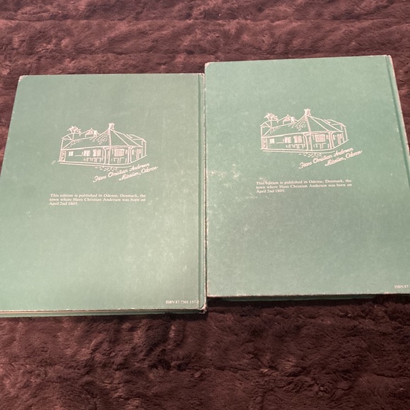 RARE Hans Christian Andersen Tales Book Denmark 1983 Hardcover Vintage - Picture 2 of 3